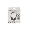 Casque filaire ONE, 1.2m, connecteur jack, noir