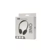 Casque filaire ONE, 1.2m, connecteur jack, noir