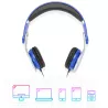Casque enfant rose (3 à 10 ans) pliable/réglable/ergonomique limitation volume à 85dB câble 1.20m/Jack 3.5mm