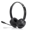 Casque micro WE Bluetooth connexion BT ou câble jack 3.5mm micro pivotant noir