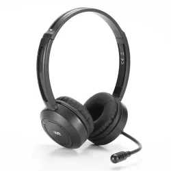 Casque micro WE Bluetooth connexion BT ou câble jack 3.5mm micro pivotant noir