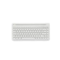WE Clavier Bluetooth universel avec fonction support pour tablette/smartphone - coloris blanc