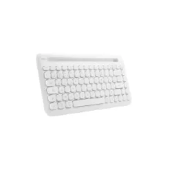 WE Clavier Bluetooth universel avec fonction support pour tablette/smartphone - coloris blanc