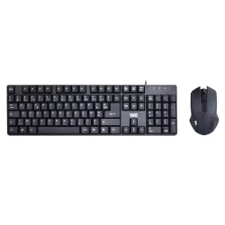 Bundle Clavier + Souris Filaire WE Plug & Play / Compact / 1000 DPI Touches silencieuses /