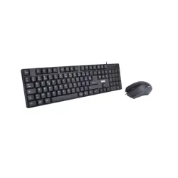 Bundle Clavier + Souris Filaire WE Plug & Play / Compact / 1000 DPI Touches silencieuses /
