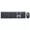 Bundle clavier souris WE sans fil connexion BT & 2.4Ghz aspect Alu, connexion jusqu'à 3 appareils, 12 touches multimedia…