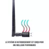 CLE WIFI 1200Mbps DUAL BAND USB 3.0 300Mb/s en 2.4G, 867Mb/s en 5G antenne detachable