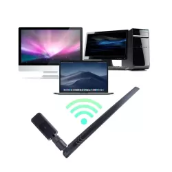 CLE WIFI 1200Mbps DUAL BAND USB 3.0 300Mb/s en 2.4G, 867Mb/s en 5G antenne detachable