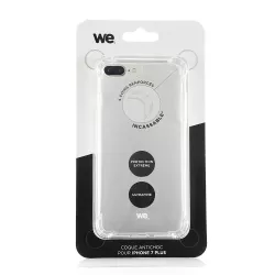 We coque de protection ANTI-CHOCS APPLE IPHONE 7+/ 8+ Transparent