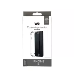 We coque de protection ANTI-CHOCS APPLE IPHONE 8 Transparent