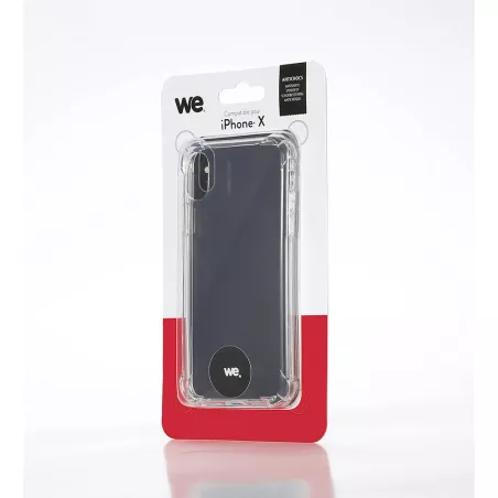 We coque de protection ANTI-CHOCS APPLE IPHONE X / XS Transparent