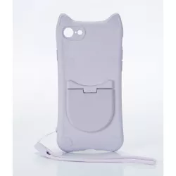 WE Coque de protection CHAT APPLE IPHONE 7 / 8 / SE 2020 Violet