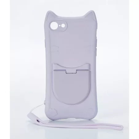WE Coque de protection CHAT APPLE IPHONE 7 / 8 / SE 2020 Violet