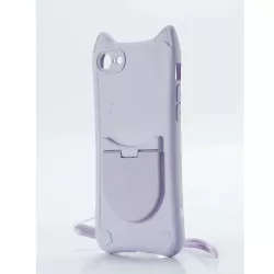 WE Coque de protection CHAT APPLE IPHONE 7 / 8 / SE 2020 Violet