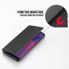 WE Etui folio CLASSIQUE HUAWEI P SMART 2020 Noir - Avec fenêtre