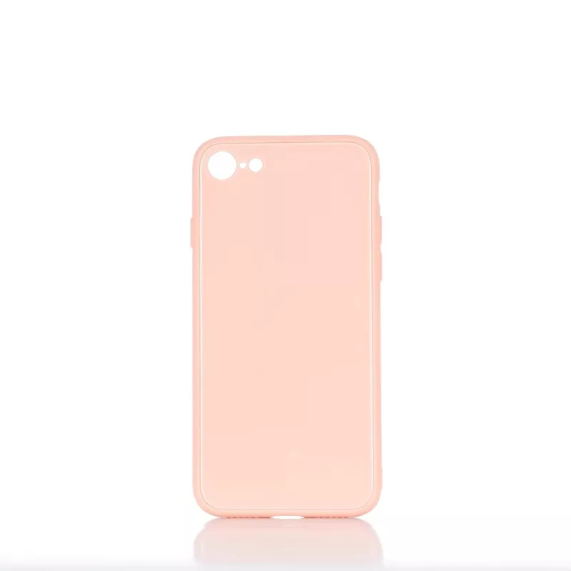 WE Coque de protection GLASS APPLE IPHONE 7/8/SE 2020 Rose poudré