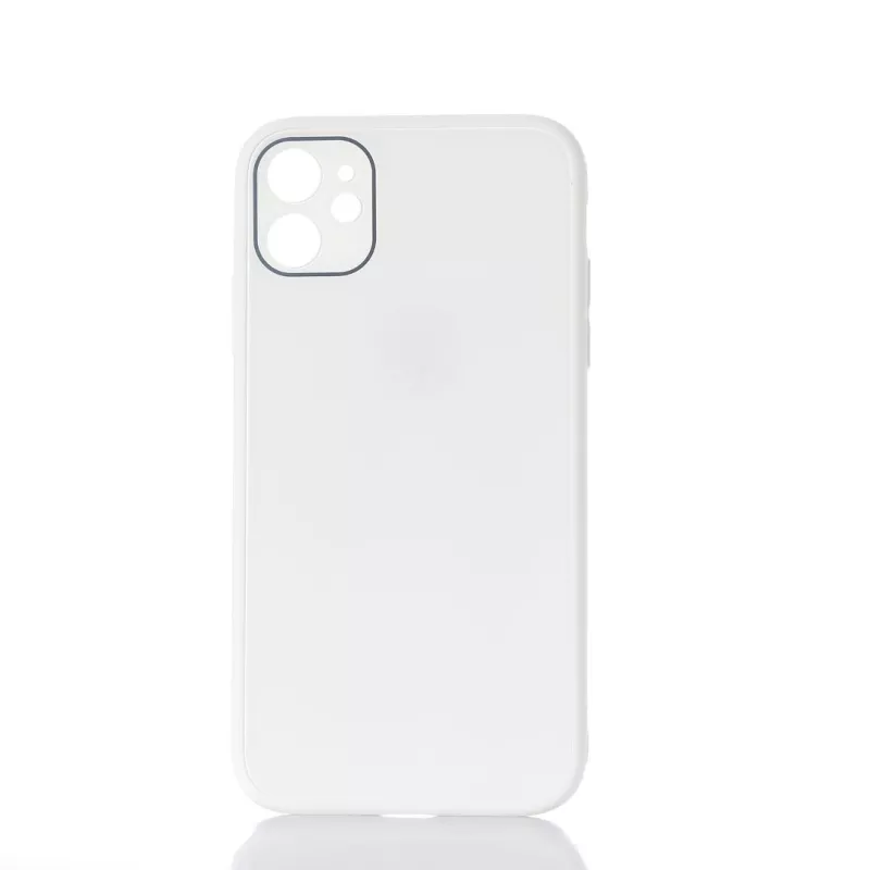 WE Coque de protection GLASS APPLE IPHONE 11 Blanc