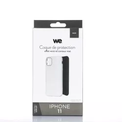 WE Coque de protection GLASS APPLE IPHONE 11 Blanc