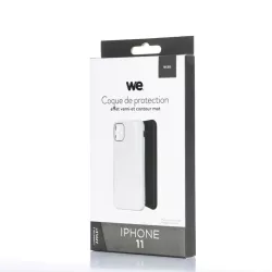 WE Coque de protection GLASS APPLE IPHONE 11 Blanc