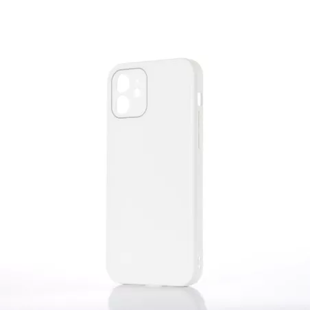 WE Coque de protection GLASS APPLE IPHONE 12 Blanc
