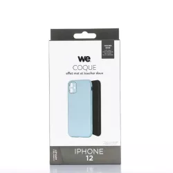 WE Coque de protection GLASS APPLE IPHONE 12 Gris