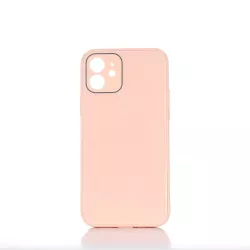 WE Coque de protection GLASS APPLE IPHONE 12 Rose poudré