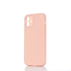 WE Coque de protection GLASS APPLE IPHONE 12 Rose poudré