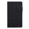 Etui universel colle magique noir effet peau de pêche/coin pliable taille L pour smartphones max 5.5 i6 Plus/Note 3/Note 4/A7