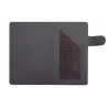 Etui universel colle magique noir effet peau de pêche/coin pliable taille M pour smartphones max 5 i6/S4/S5/A5/S6/S6 edge