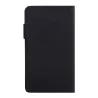 Etui universel colle magique noir effet peau de pêche/coin pliable taille M pour smartphones max 5 i6/S4/S5/A5/S6/S6 edge