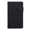 Etui universel colle magique noir effet peau de pêche/coin pliable taille M pour smartphones max 5 i6/S4/S5/A5/S6/S6 edge