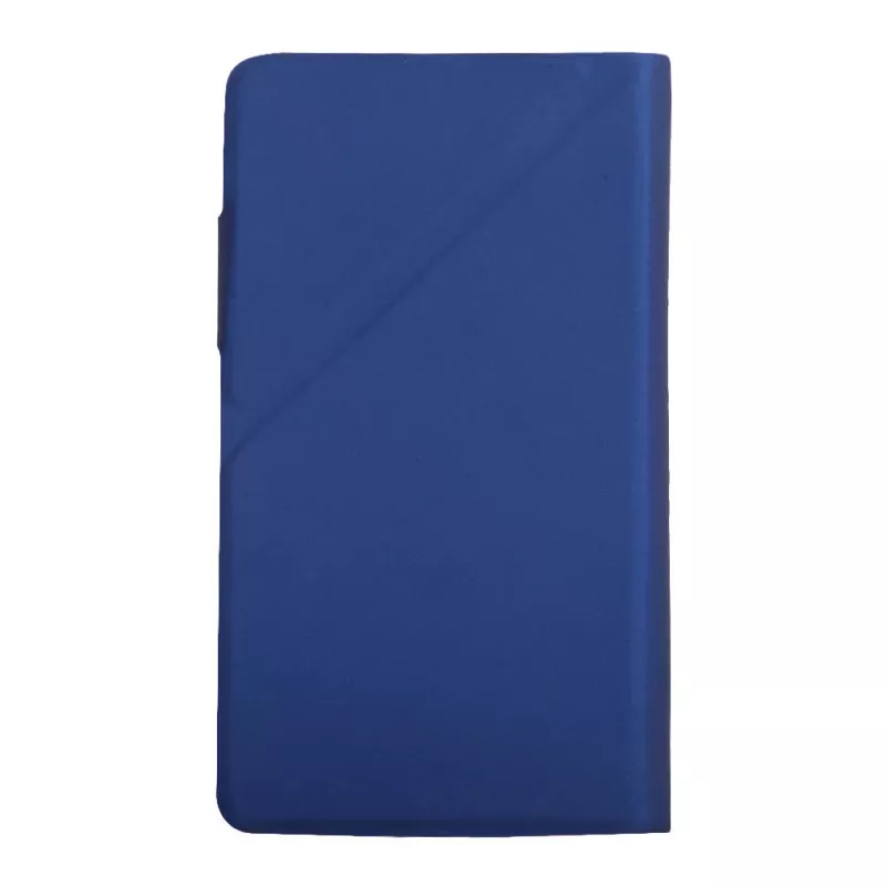 Etui univ colle magique bleu nui effet peau de pêche/coin pliable taille S pour smartphones max 4 I4/I5/A3