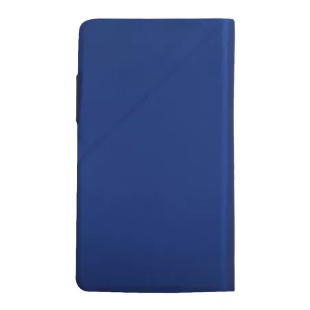 Etui univ colle magique bleu nui effet peau de pêche/coin pliable taille S pour smartphones max 4 I4/I5/A3