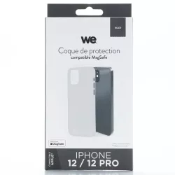 WE Coque de protection intégrale certifiée MAGSAFE IPHONE 12 /12 PRO Blanc - Protection d'objectifs intégrée