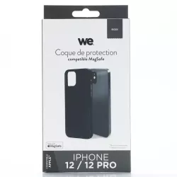 WE Coque de protection intégrale certifiée MAGSAFE IPHONE 12 /12 PRO Noir - Protection d'objectifs intégrée