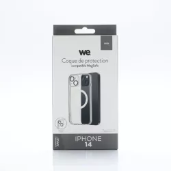 WE Coque de protection intégrale MAGSAFE IPHONE 14 Transparent - Protection d'objectifs intégrée