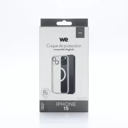 WE Coque de protection intégrale MAGSAFE IPHONE 15 Transparent - Protection d'objectifs intégrée