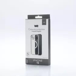 WE Coque de protection intégrale MAGSAFE IPHONE 15 Transparent - Protection d'objectifs intégrée