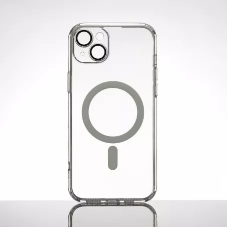WE Coque de protection intégrale MAGSAFE IPHONE 15 PLUS Transparent - Protection d'objectifs intégrée