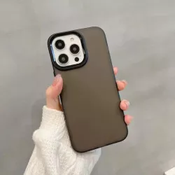 WE Coque colorée protection METALLIQUE IPHONE 12 / 12 PRO Noir