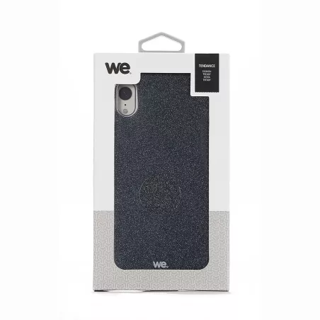 We coque de protection PAILLETTES APPLE IPHONE XR Noir
