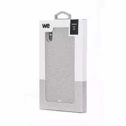 We coque de protection PAILLETTES APPLE IPHONE XS MAX Argent
