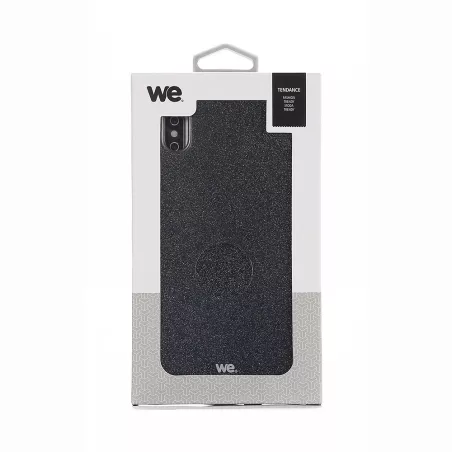 We coque de protection PAILLETTES APPLE IPHONE XS MAX Noir