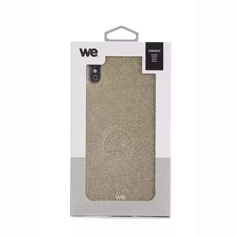 We coque de protection PAILLETTES APPLE IPHONE XS MAX Or