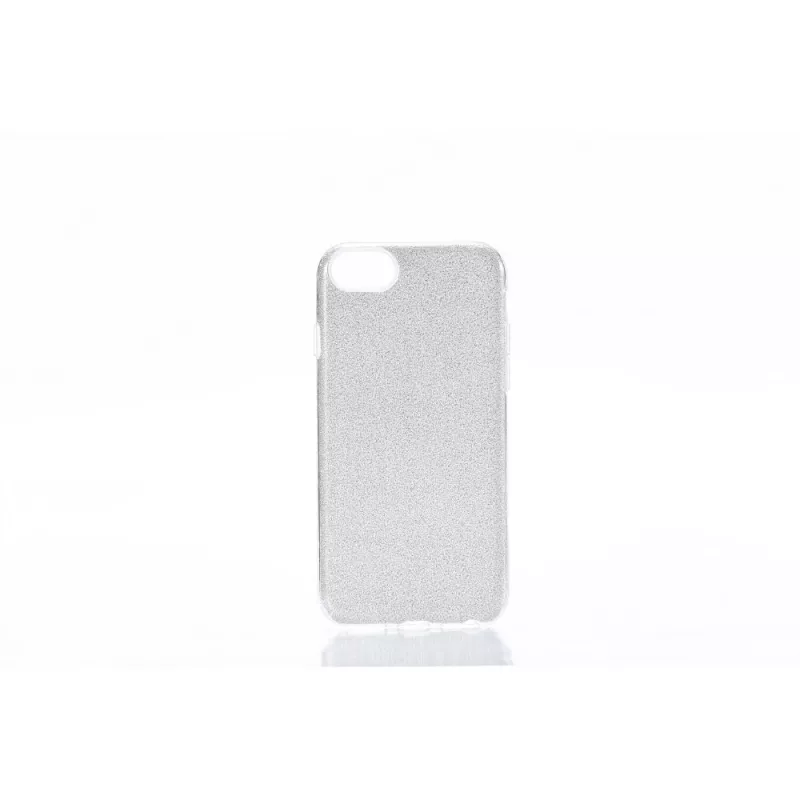 We coque de protection PAILLETTES APPLE IPHONE 6 / 6S / 7 / 8 / SE 2020 Argent