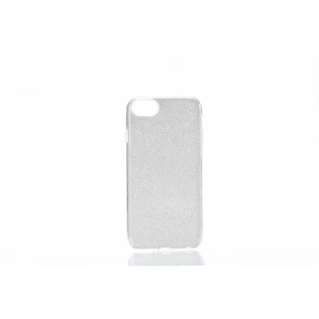 We coque de protection PAILLETTES APPLE IPHONE 6 / 6S / 7 / 8 / SE 2020 Argent