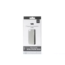 We coque de protection PAILLETTES APPLE IPHONE 6 / 6S / 7 / 8 / SE 2020 Argent