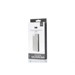 We coque de protection PAILLETTES APPLE IPHONE 6 / 6S / 7 / 8 / SE 2020 Argent