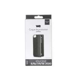 We coque de protection PAILLETTES APPLE IPHONE 6 / 6S / 7 / 8 / SE 2020 Noir