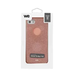 We coque de protection PAILLETTES APPLE IPHONE 6 / 6S / 7 / 8 / SE 2020 Rose